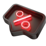 porcentagem balao Grande